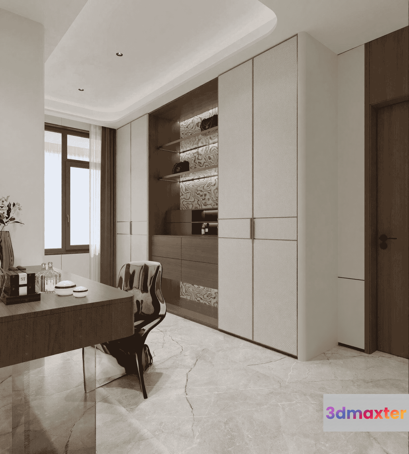 Modern Office Space 3D Model - 15234 - VRAY Render