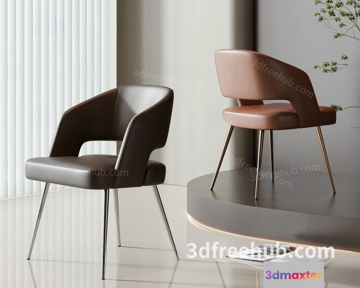 Modern Office Chairs 3D Model - 18716 - VRAY Render