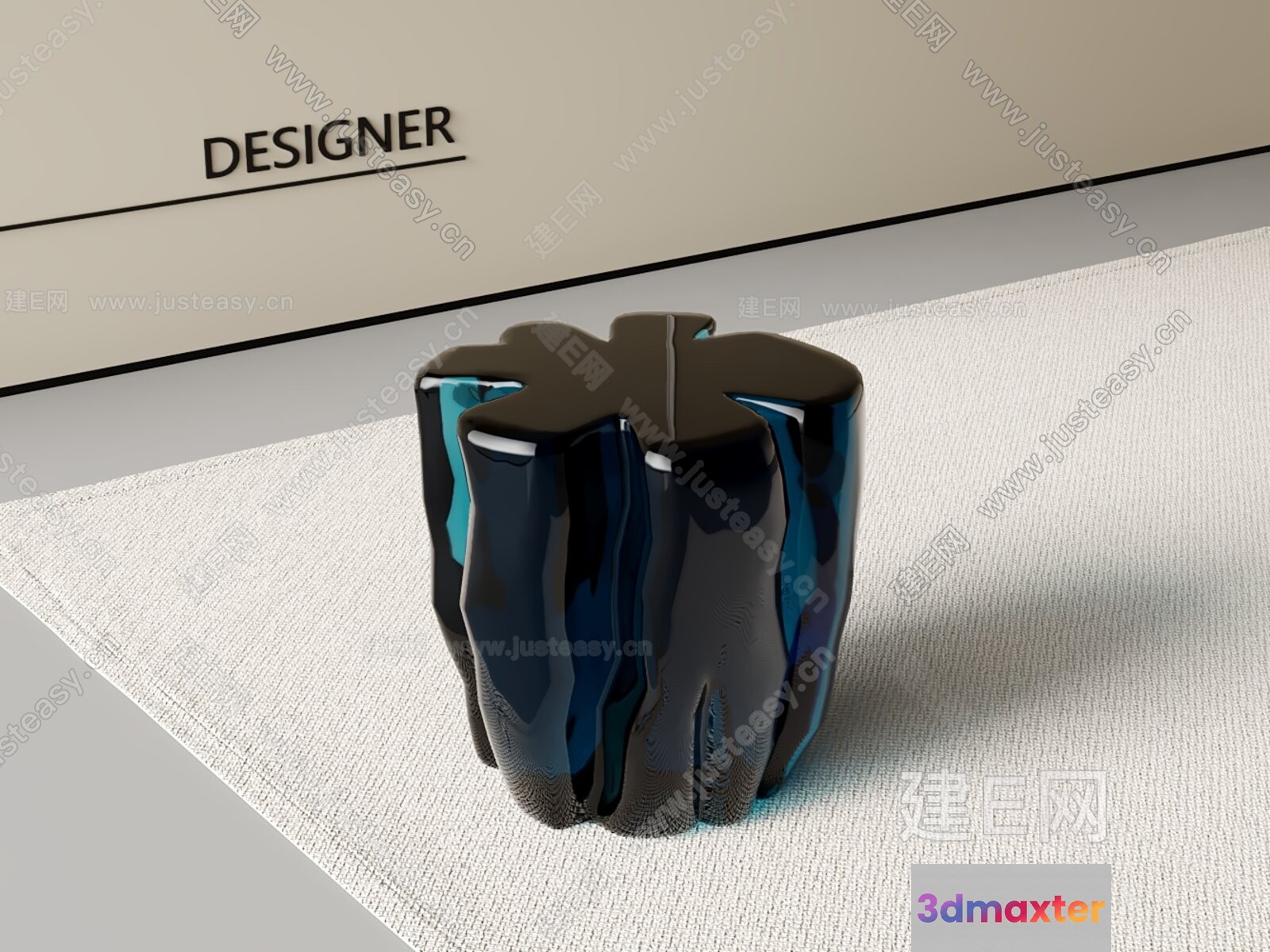 A Modern Designer Table 3D Model - 19744 - VRAY Render