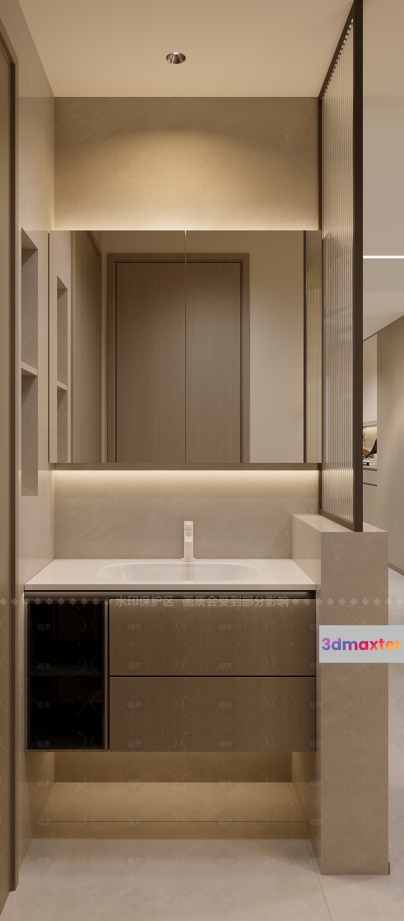 Modern Bathroom Sink 3D Model - 10942 - VRAY Render