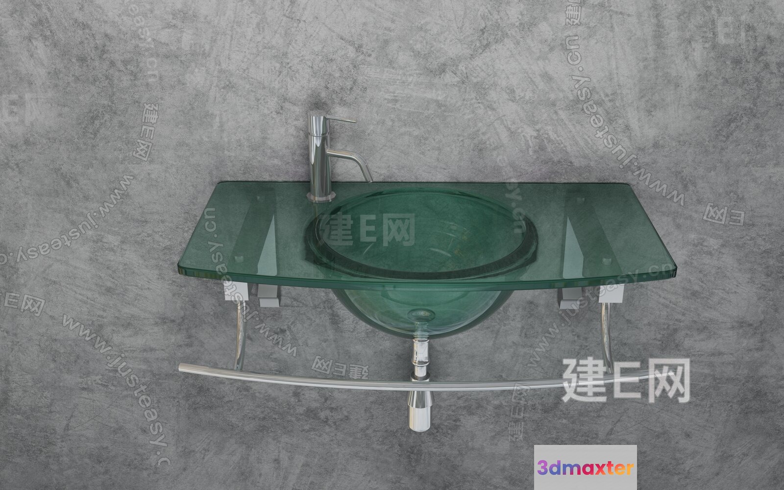 Modern Bathroom Sink 3D Model - 8126 - VRAY Render