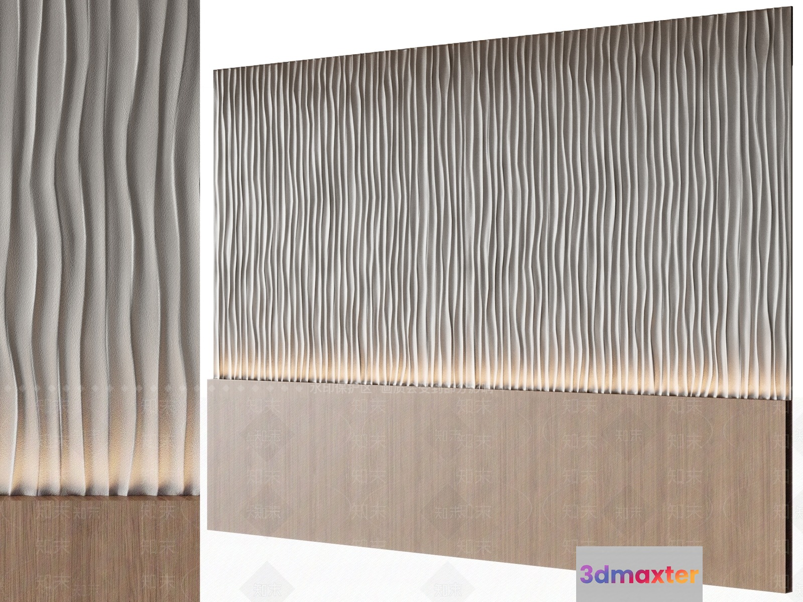 Modern Wall Design 3D Model - 9349 - VRAY Render