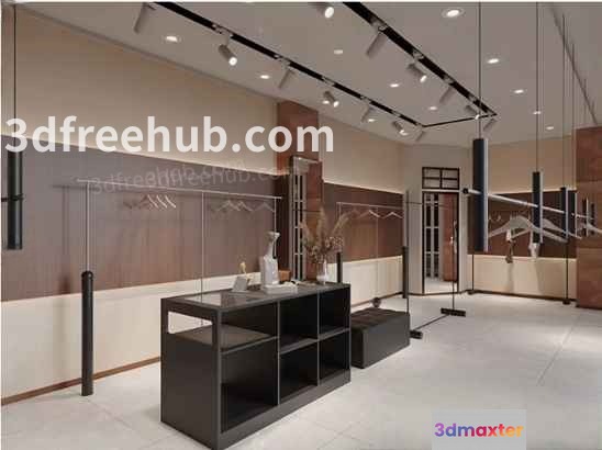 Modern Office Space 3D Model - 21853 - VRAY Render