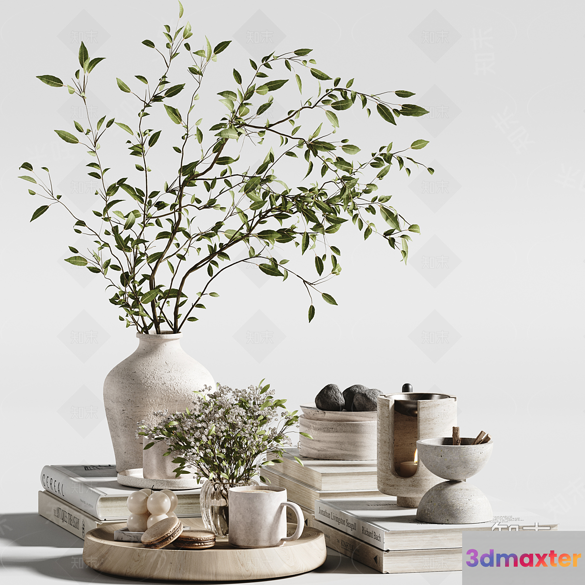 Minimalist Home Decor 3D Model - 6631 - CORONA Render