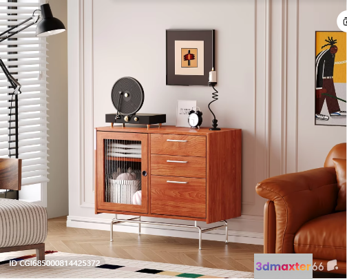 Modern Living Room 3D Model - 11345 - CORONA Render