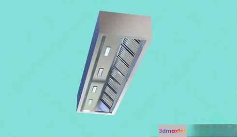 Grey Light Fixture 3D Model - 281 - VRAY Render