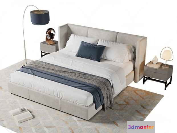 Cozy Bedroom 3D Model - 16287 - VRAY Render