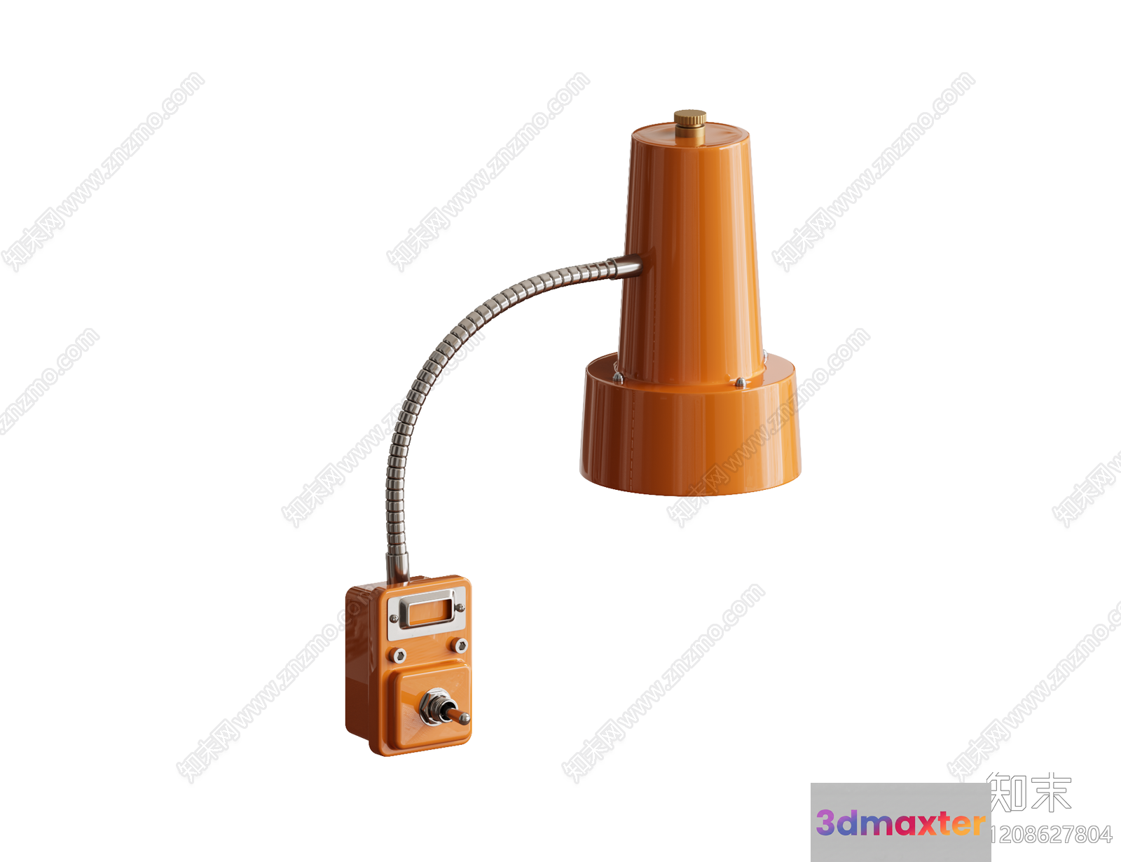 Gold Light Fixture 3D Model - 11914 - VRAY Render