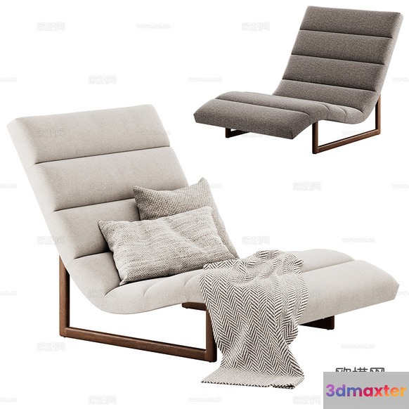 Modern Recliner Chair 3D Model - 14898 - VRAY Render