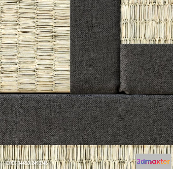 Gray And Beige Textured Fabric 3D Model - 13858 - VRAY Render