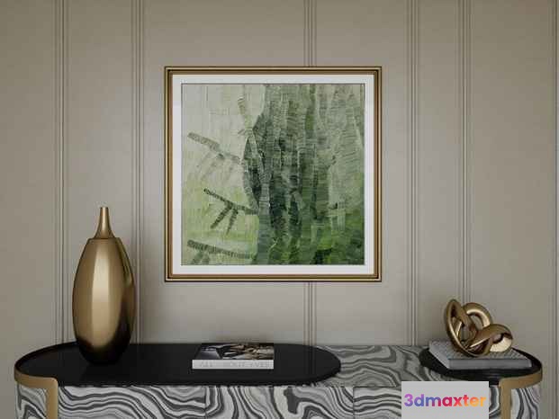 Modern Art Piece 3D Model - 13154 - CORONA Render