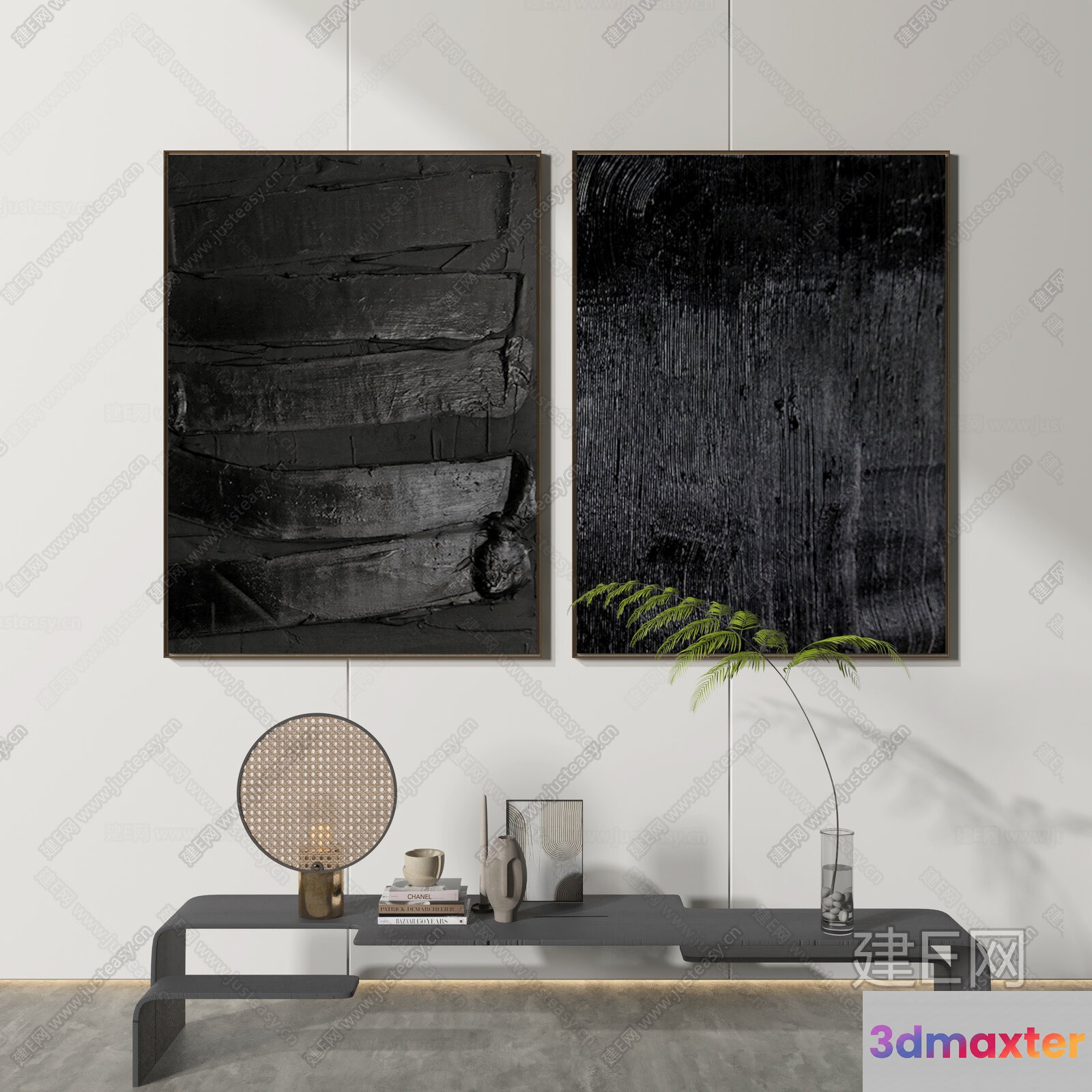 Modern Living Room 3D Model - 4628 - VRAY Render
