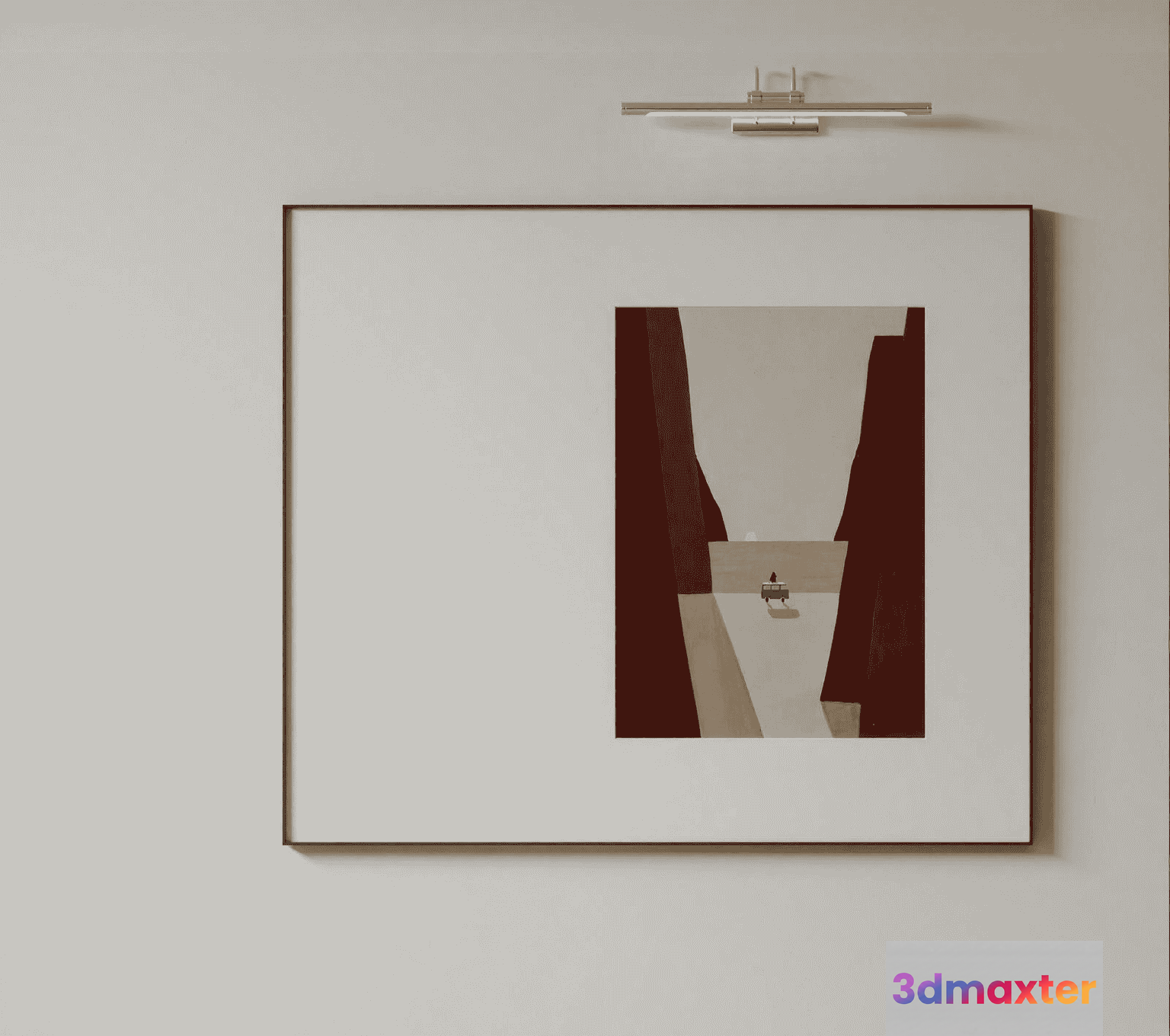 Abstract Artwork 3D Model - 13202 - VRAY Render