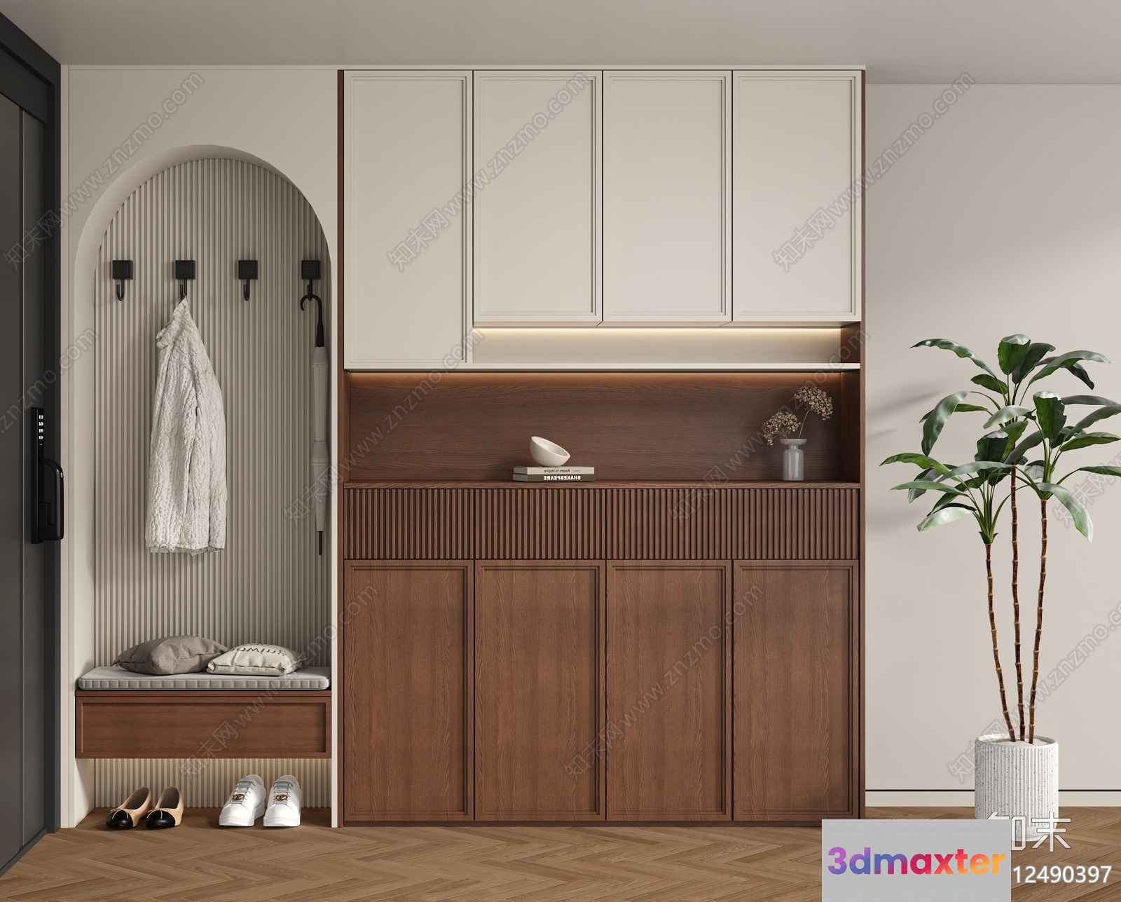 Modern Entryway 3D Model - 23064 - VRAY Render