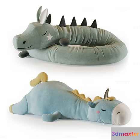 Plush Toy Dragon 3D Model - 9588 - CORONA Render