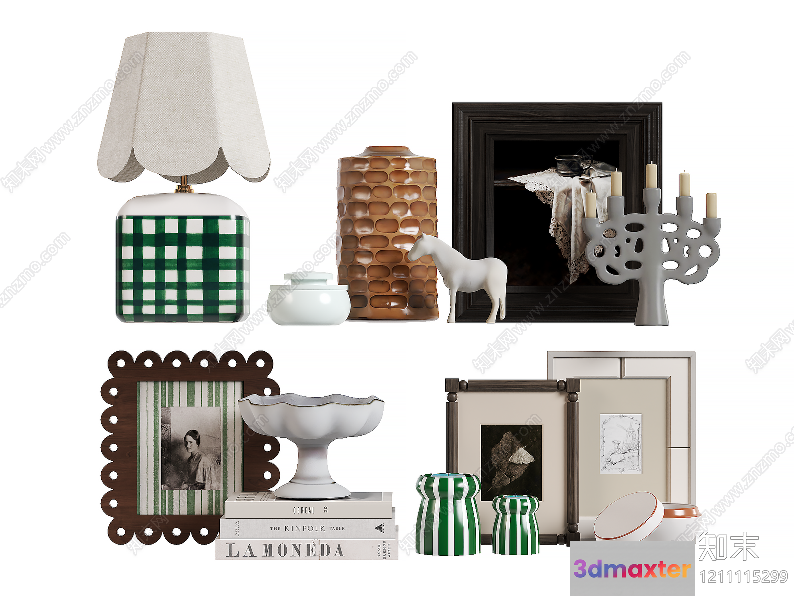 Modern Home Decor 3D Model - 1783 - VRAY Render