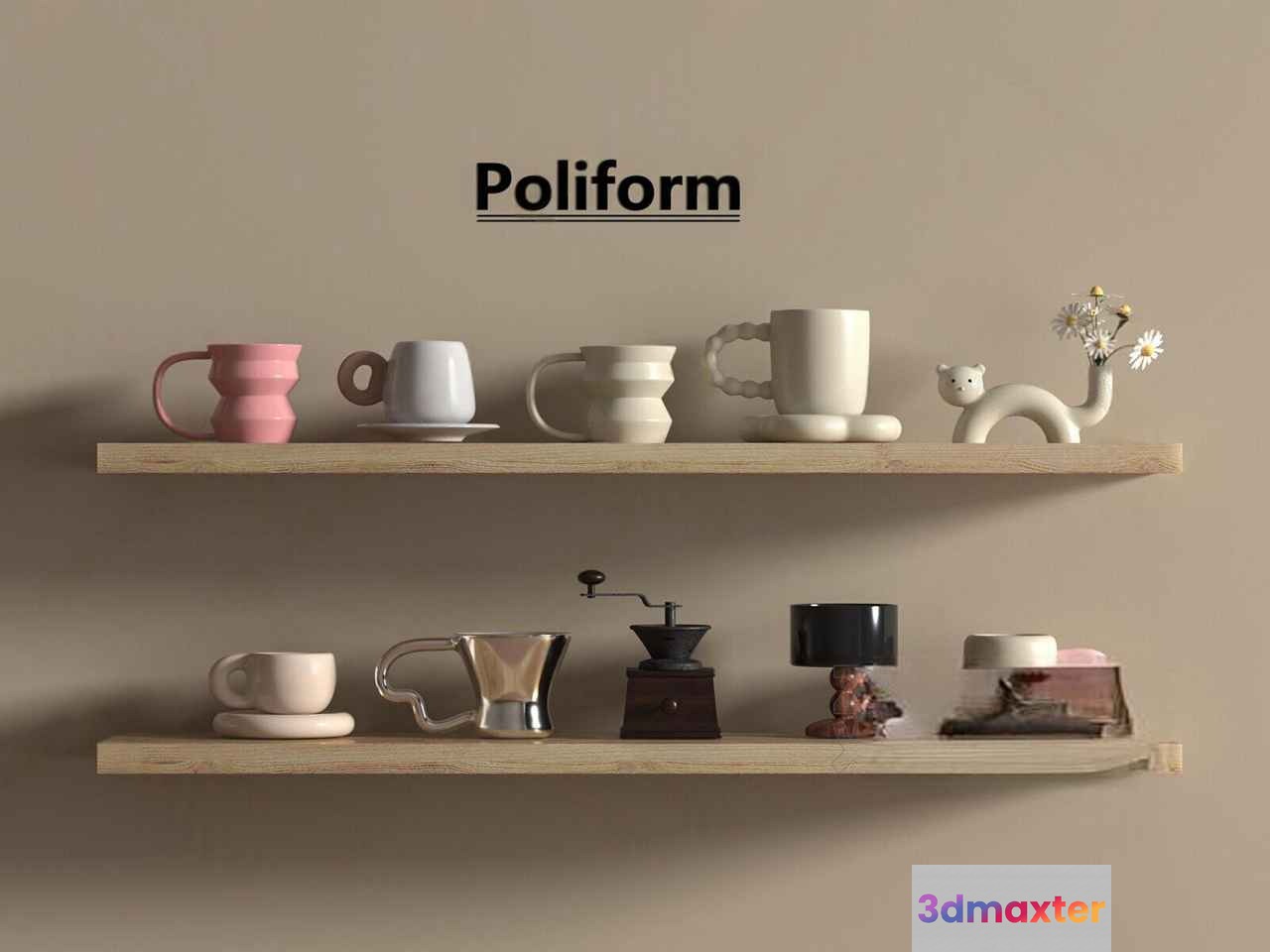 Poliform Furniture 3D Model - 9761 - VRAY Render