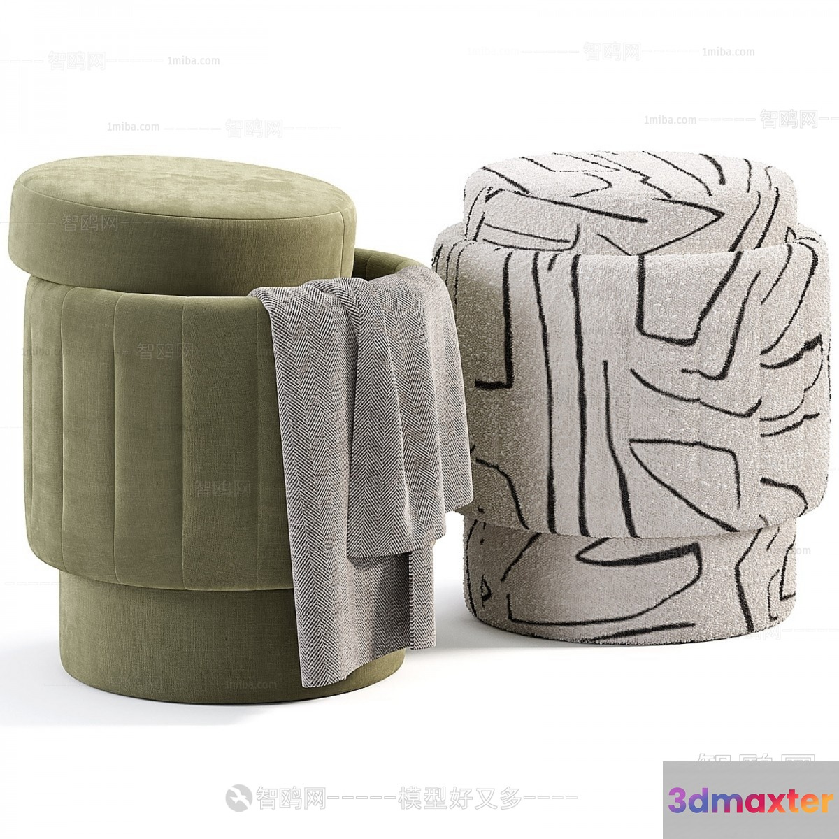 Modern Home Decor 3D Model - 19264 - VRAY Render