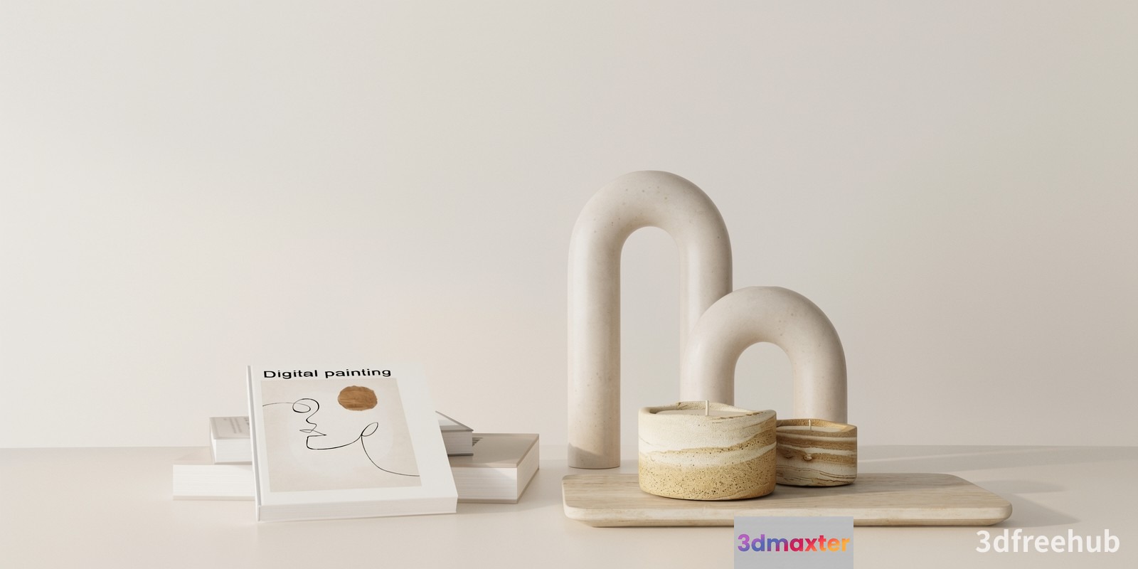 Minimalist Decor 3D Model - 23290 - VRAY Render