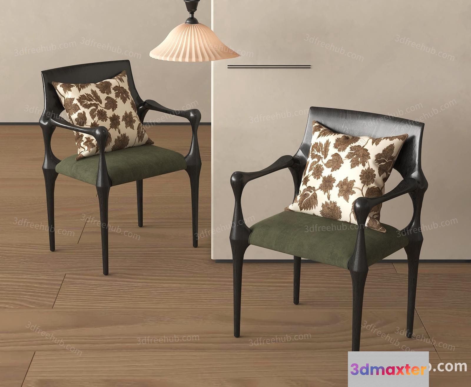 Modern Living Room 3D Model - 19686 - VRAY Render
