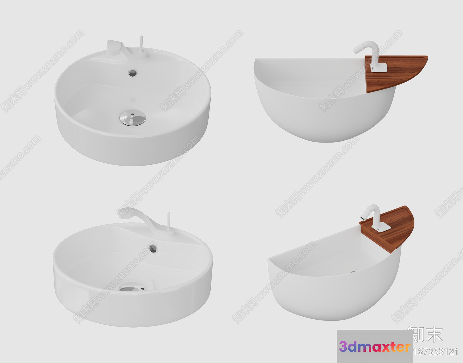 Modern Bathroom Sink 3D Model - 5096 - VRAY Render