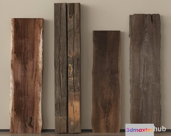 Wooden Planks 3D Model - 16652 - VRAY Render