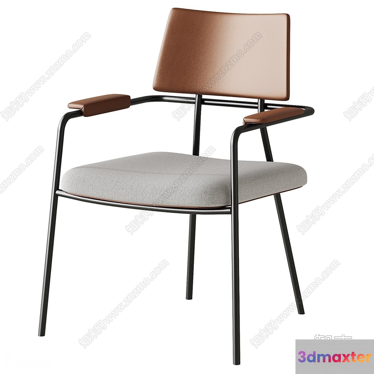 Modern Brown Chair 3D Model - 14208 - CORONA Render