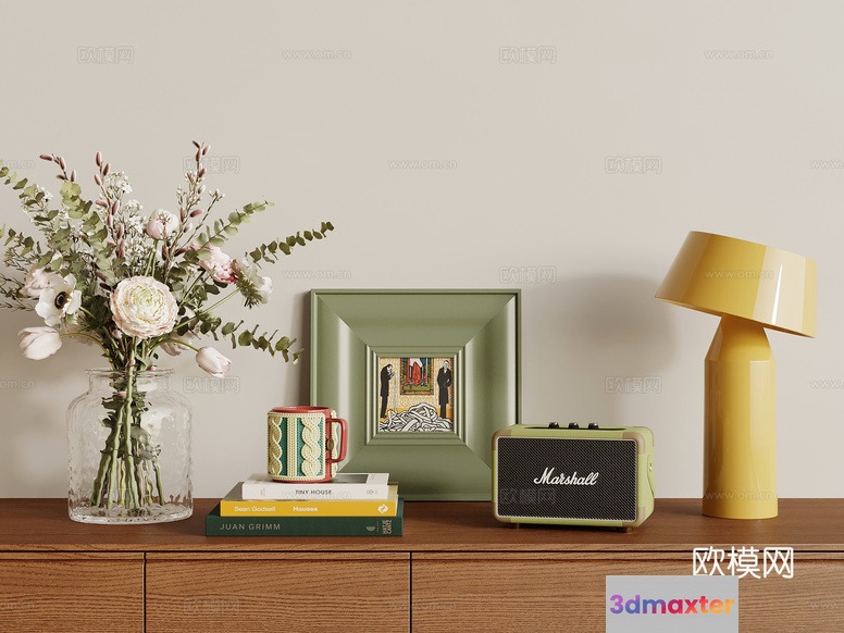 Cozy Home Decor 3D Model - 18325 - VRAY Render