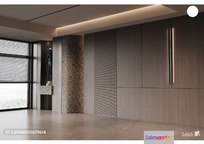 Modern Interior Design 3D Model - 11037 - VRAY Render