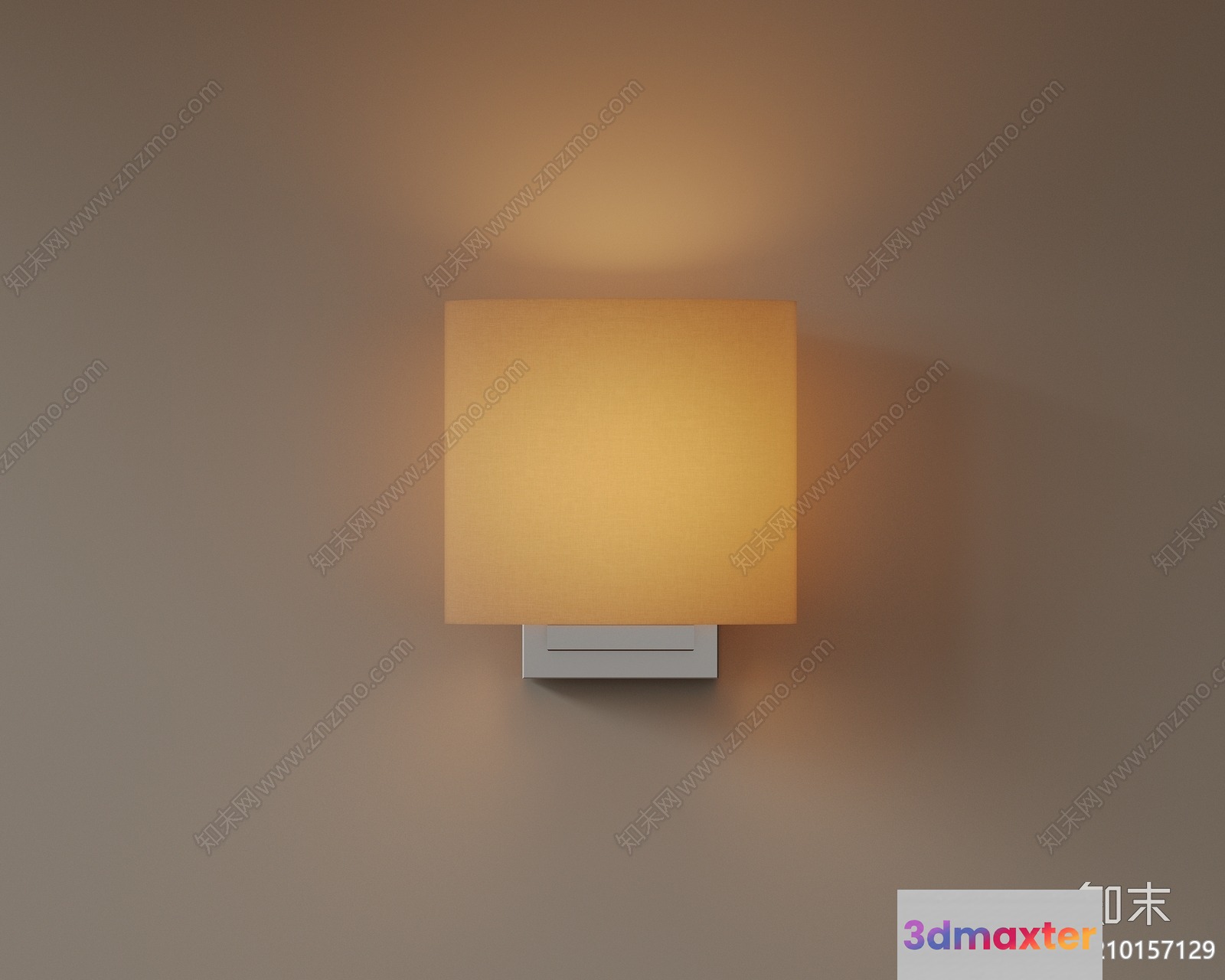 Gold Light Fixture 3D Model - 7352 - VRAY Render