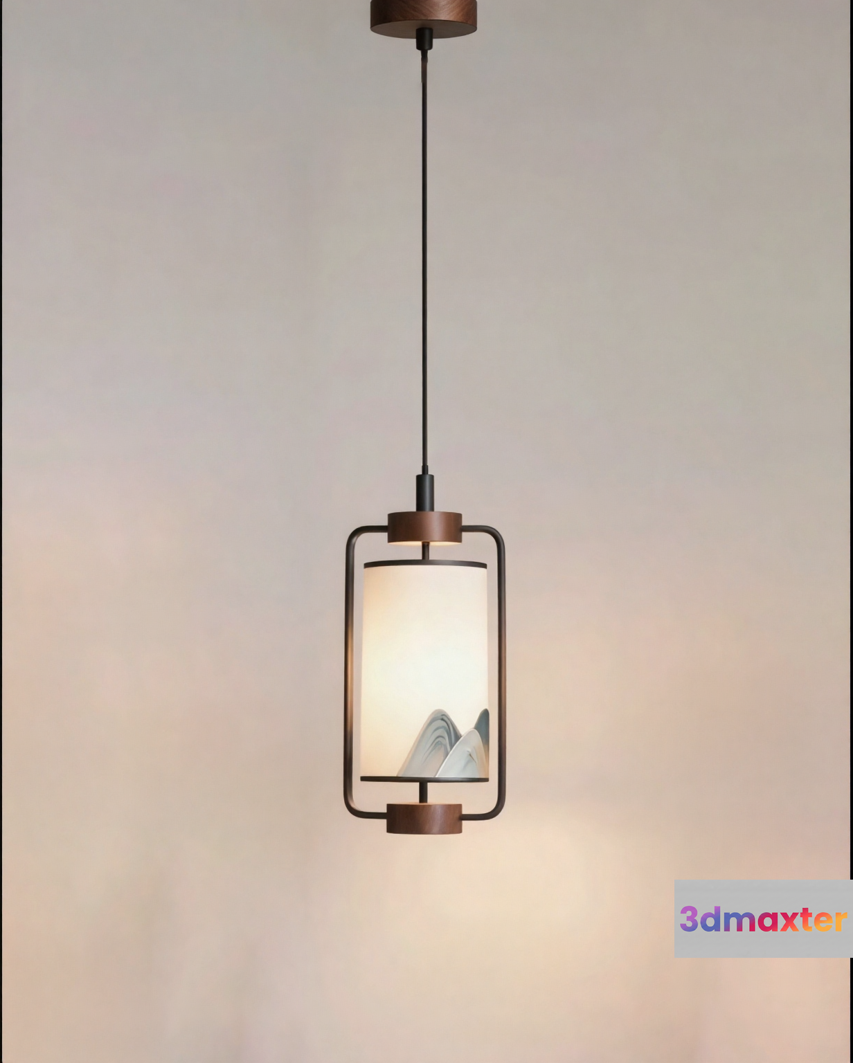 Modern Hanging Light Fixture 3D Model - 1735 - CORONA Render