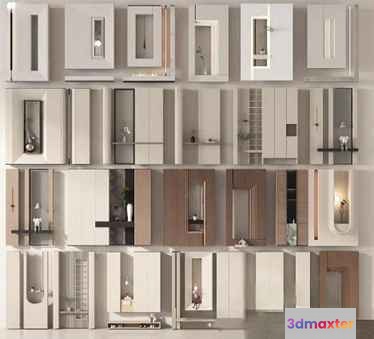 Modern Wall Shelves 3D Model - 14925 - VRAY Render
