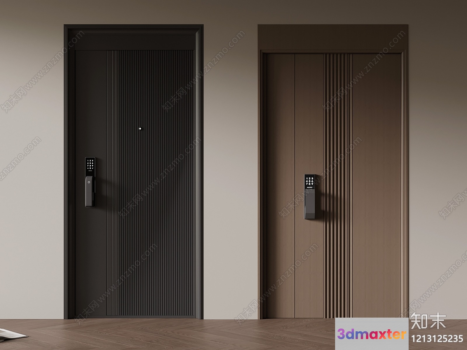 Modern Apartment Interior 3D Model - 4454 - VRAY Render