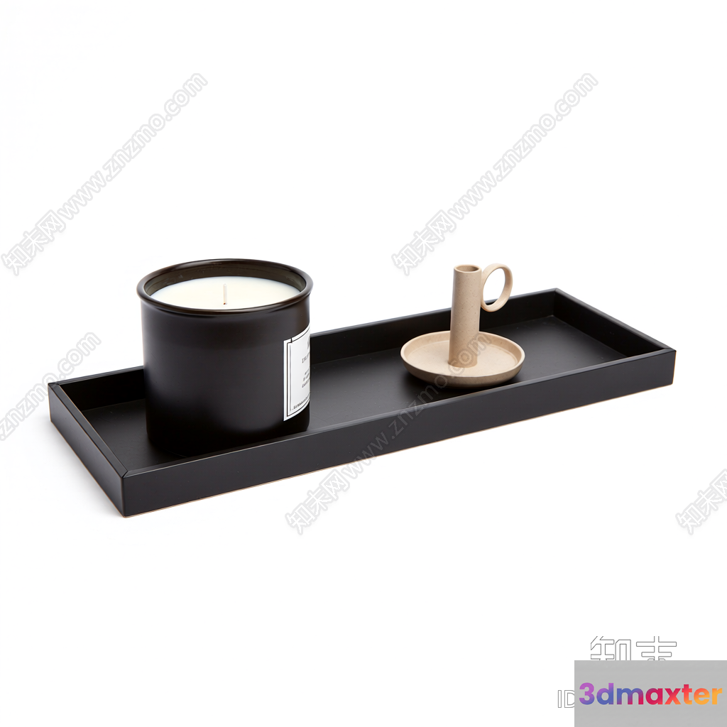 Minimalist Home Decor 3D Model - 1344 - VRAY Render