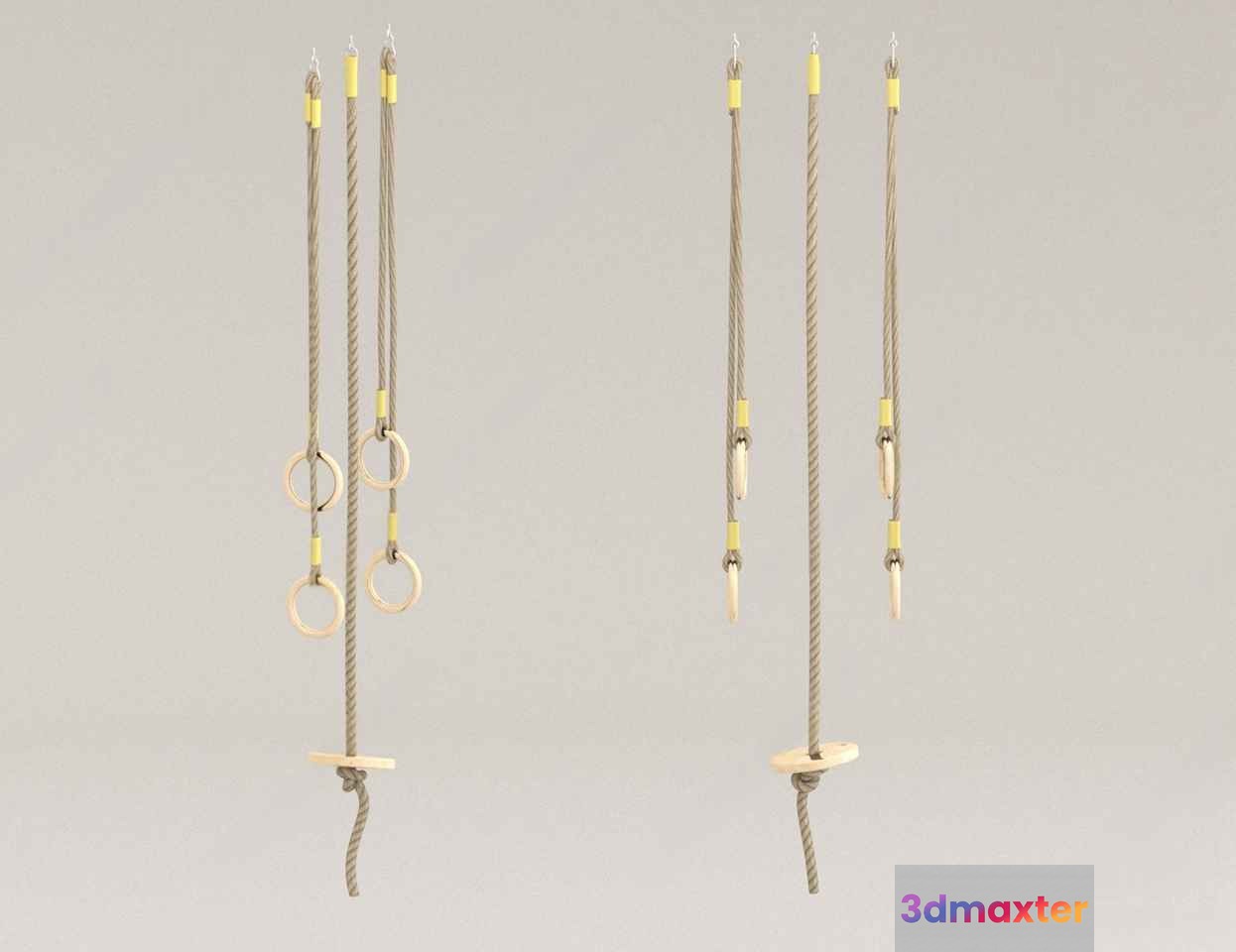 Rings And Ropes 3D Model - 18724 - VRAY Render