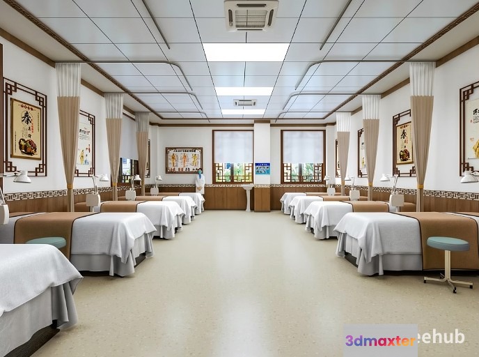 A Medical Room 3D Model - 19206 - VRAY Render