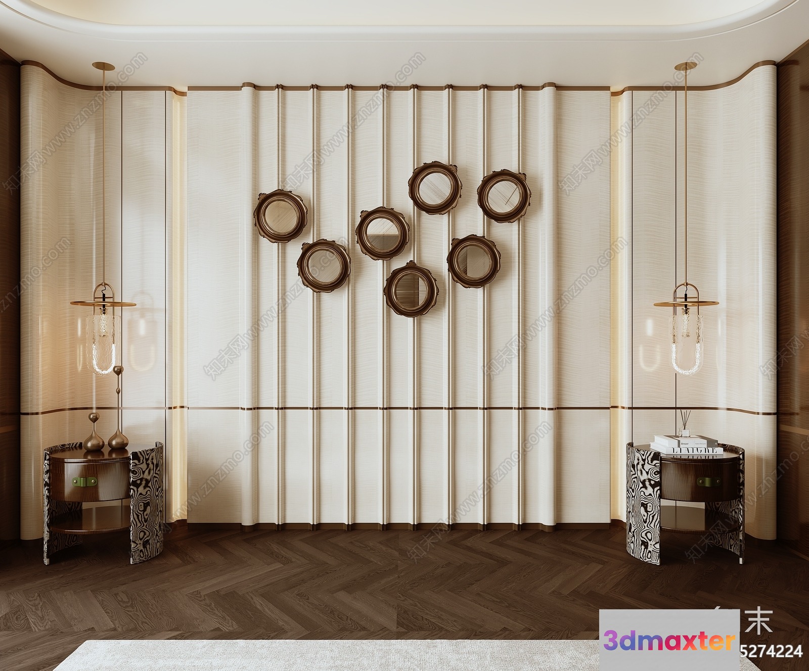 Modern Luxury Room 3D Model - 11738 - VRAY Render