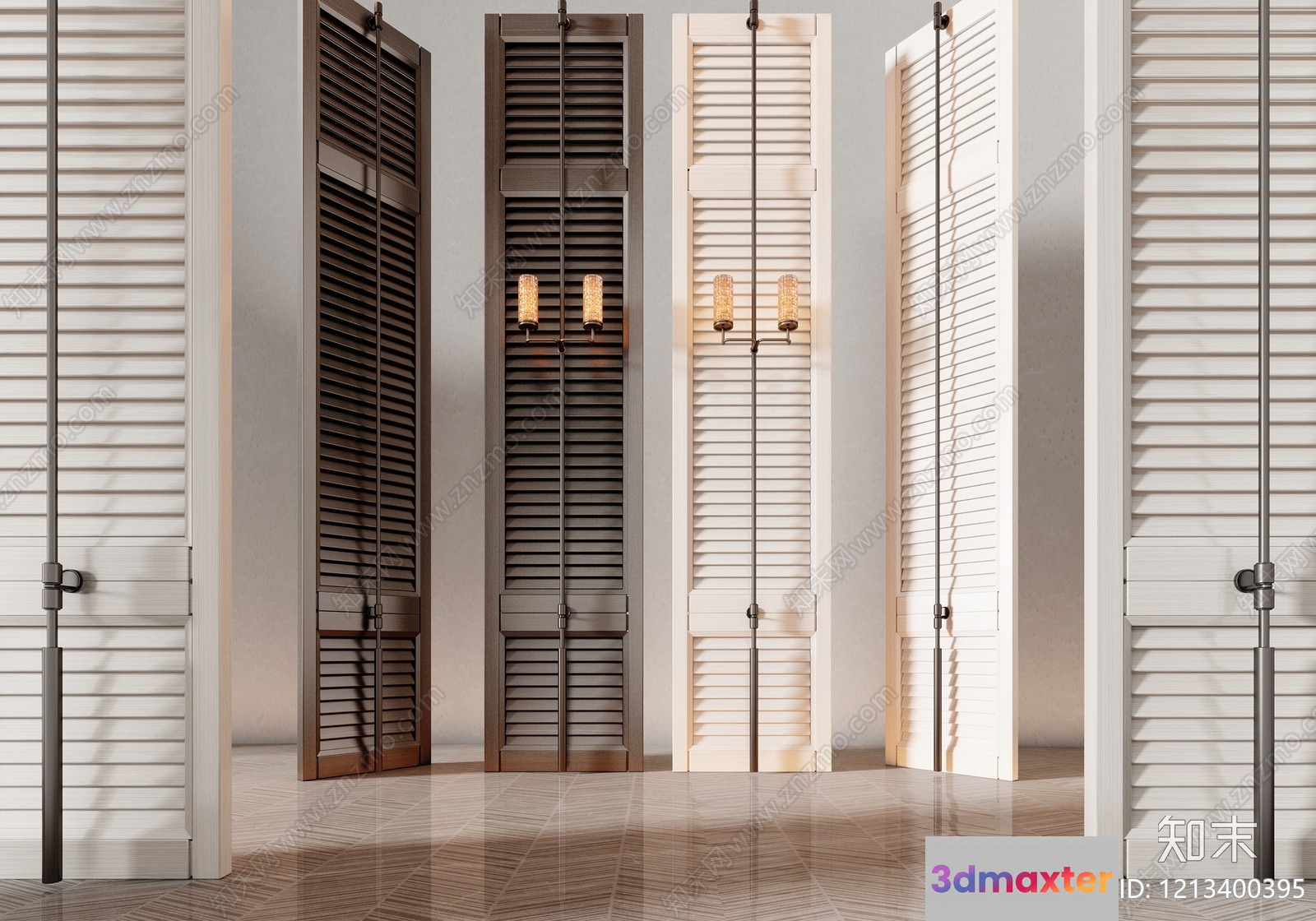 Classic Room Divider 3D Model - 3598 - VRAY Render