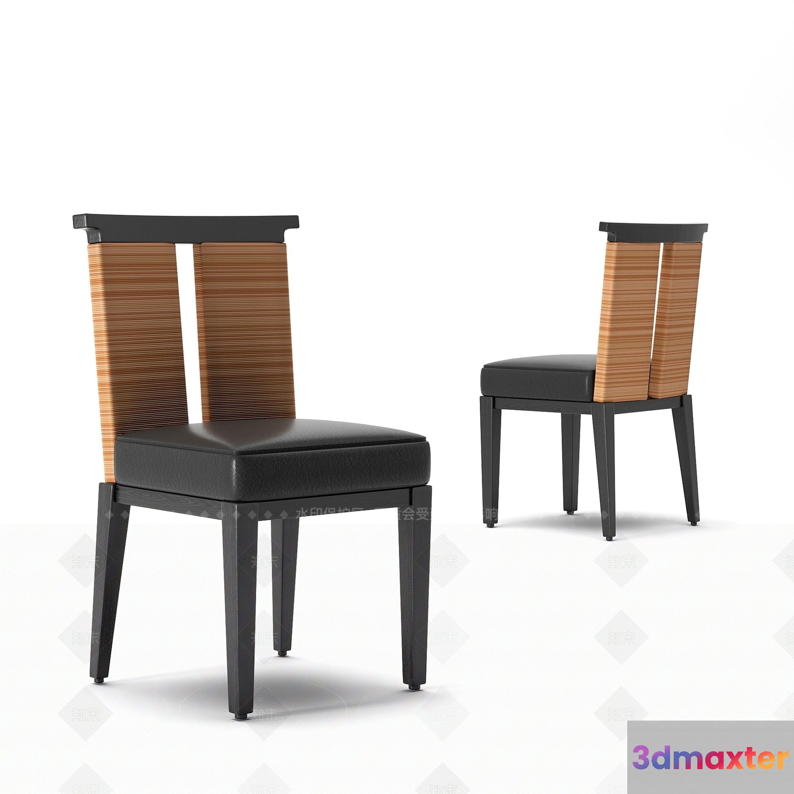 Wooden Dining Chair 3D Model - 4156 - VRAY Render