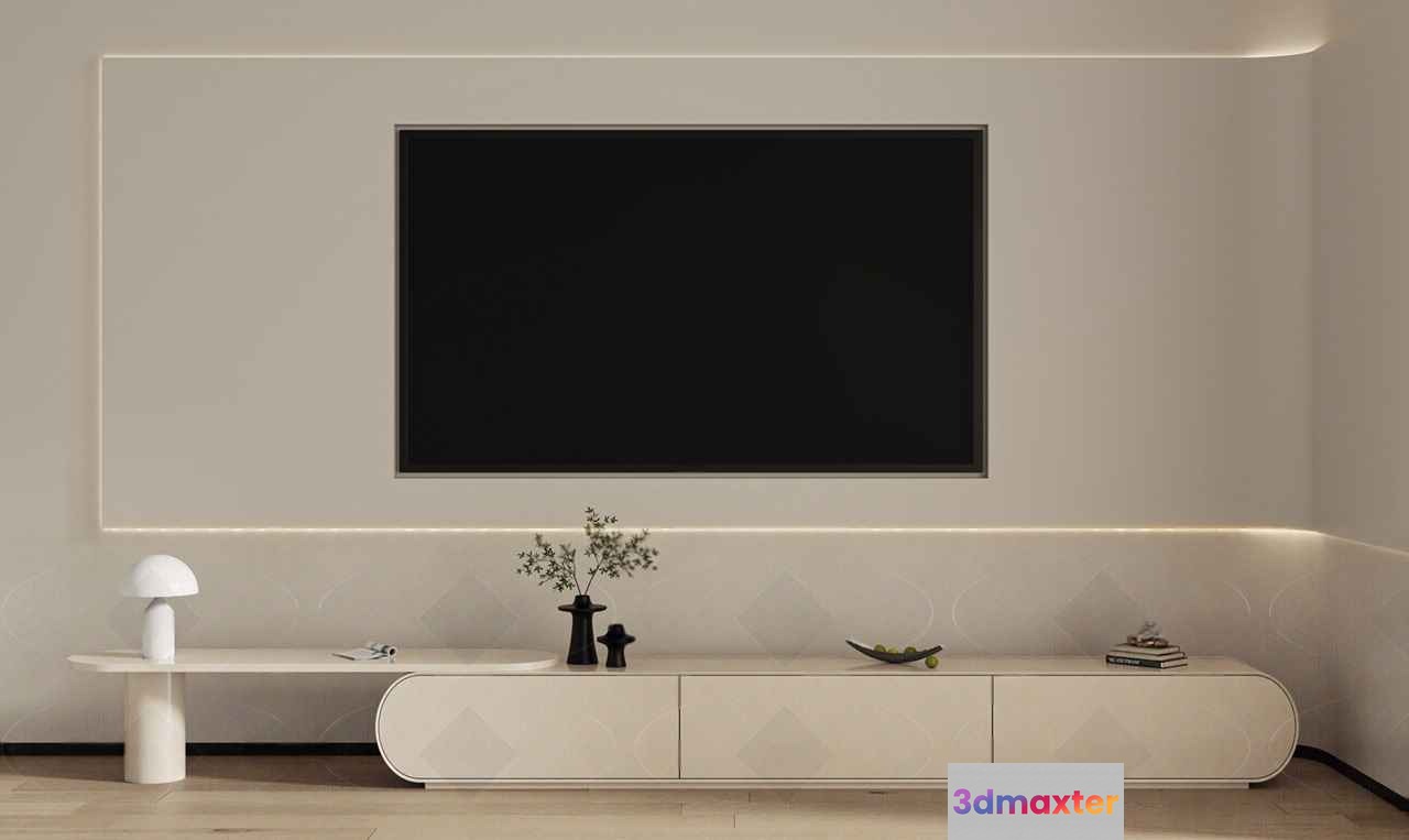 Modern Minimalist Room 3D Model - 15767 - VRAY Render