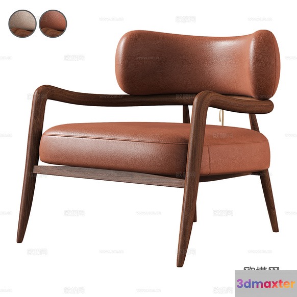 Wooden Chair 3D Model - 13972 - VRAY Render