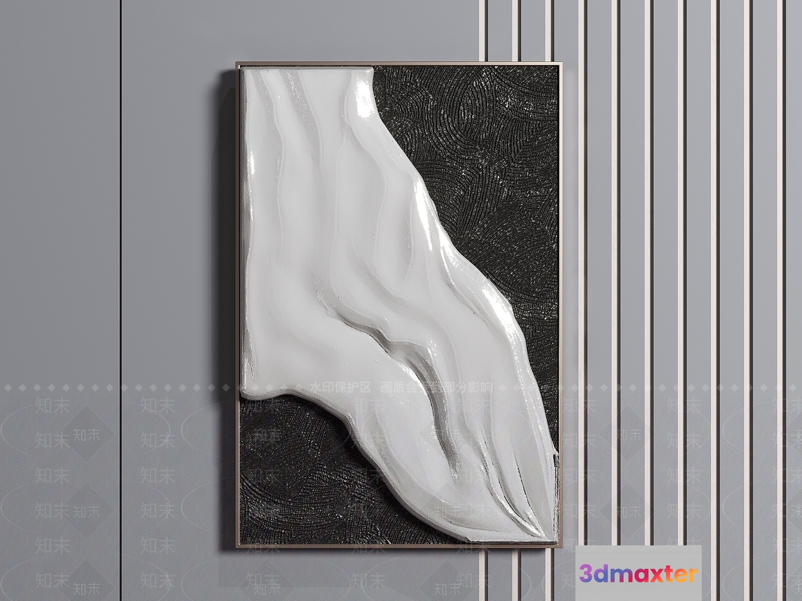 Abstract Art Piece 3D Model - 17436 - VRAY Render