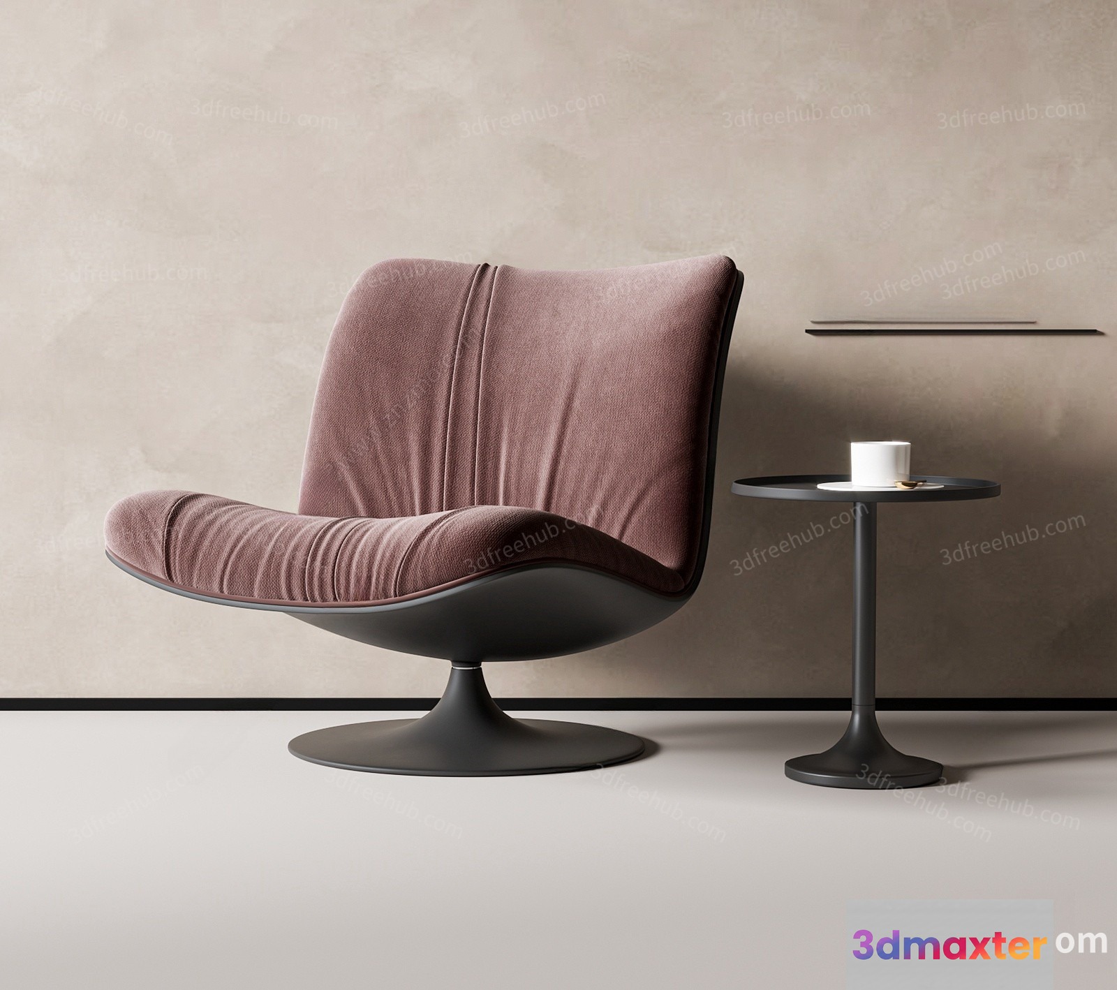Modern Swivel Chair 3D Model - 22260 - VRAY Render