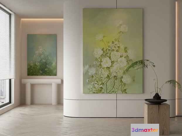 Modern White Room 3D Model - 6741 - VRAY Render