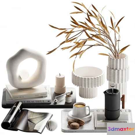 Modern Home Decor 3D Model - 5265 - CORONA Render