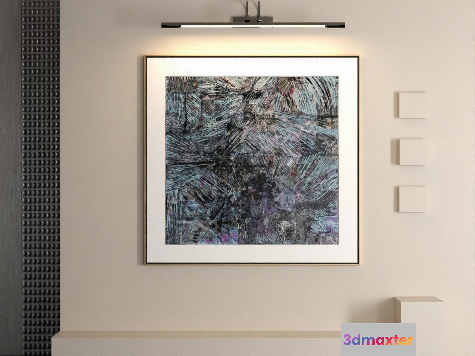 Modern Art Piece 3D Model - 15236 - VRAY Render
