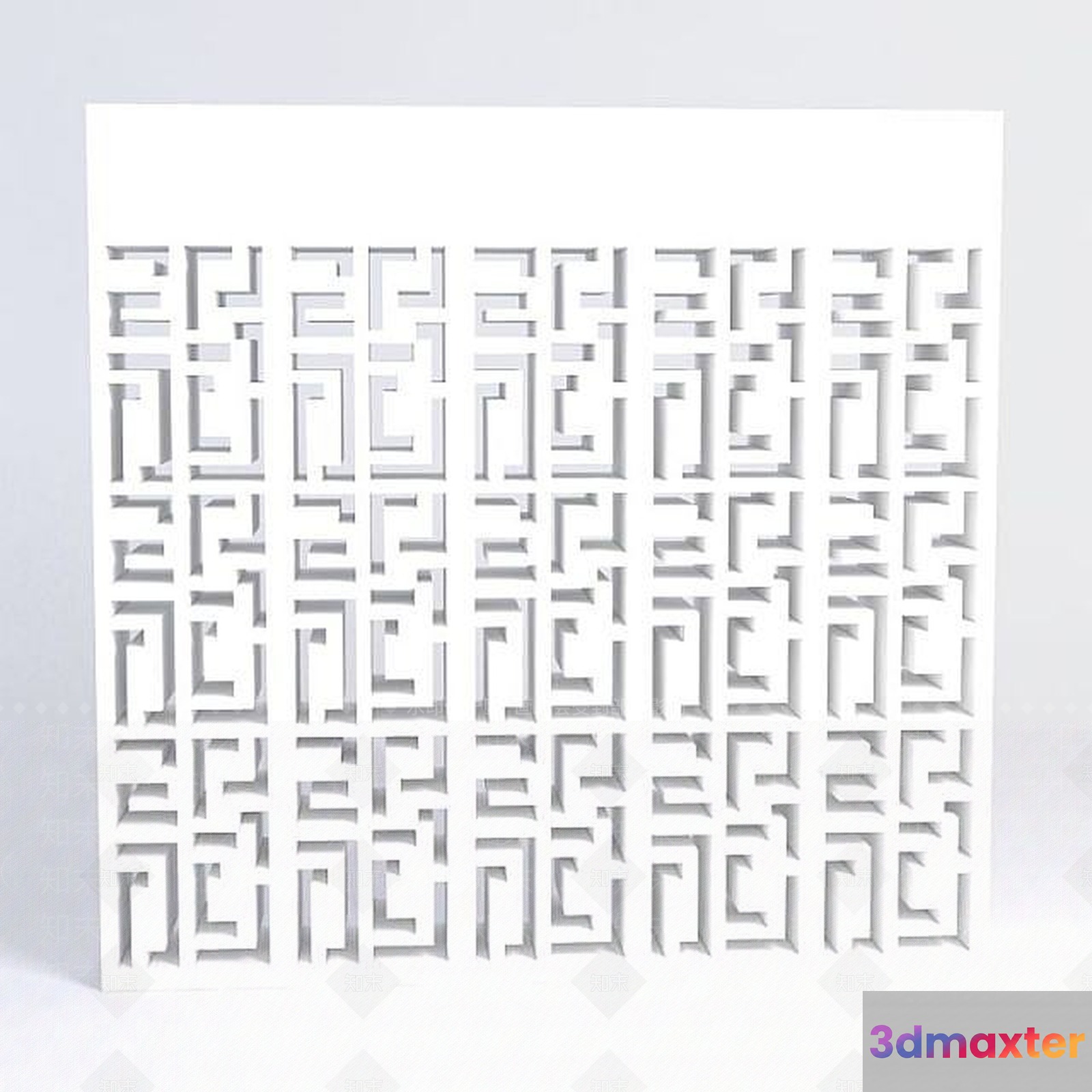 Modern Square Vent 3D Model - 21752 - VRAY Render