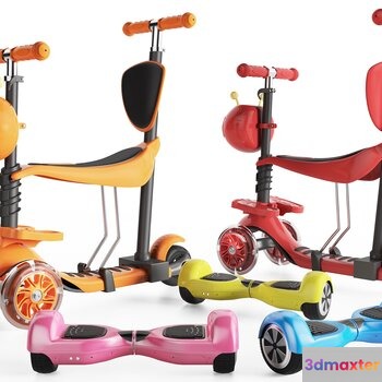 Child'S Ride-On Toys 3D Model - 16345 - VRAY Render