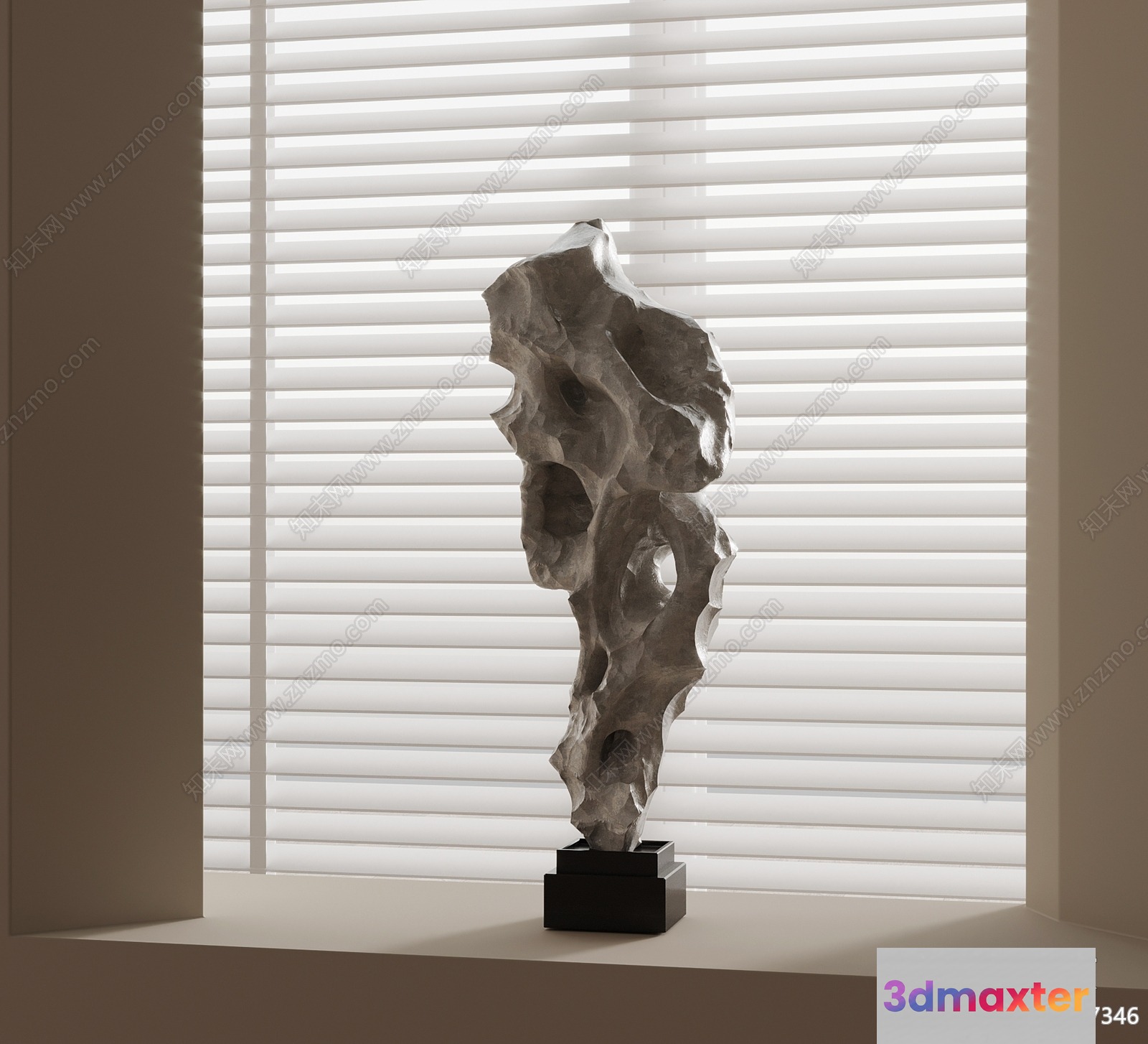 Modern Art Piece 3D Model - 13693 - VRAY Render