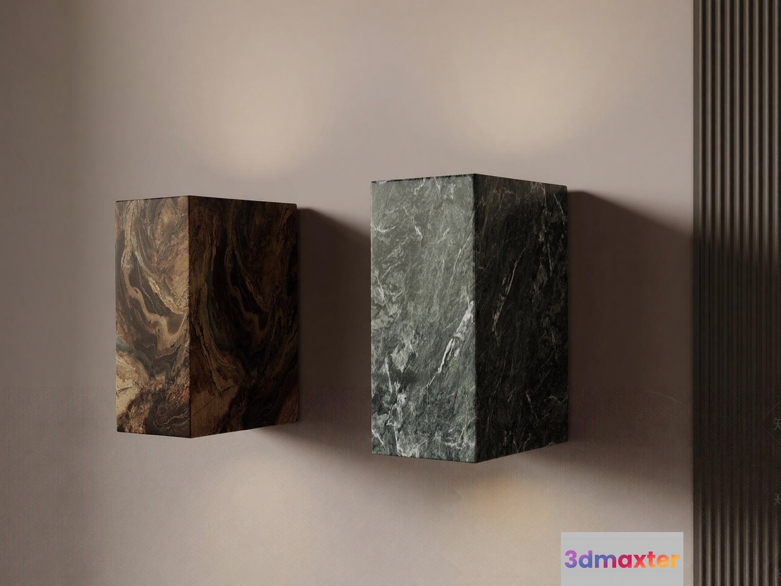 Marble Wall Decorations 3D Model - 6999 - VRAY Render